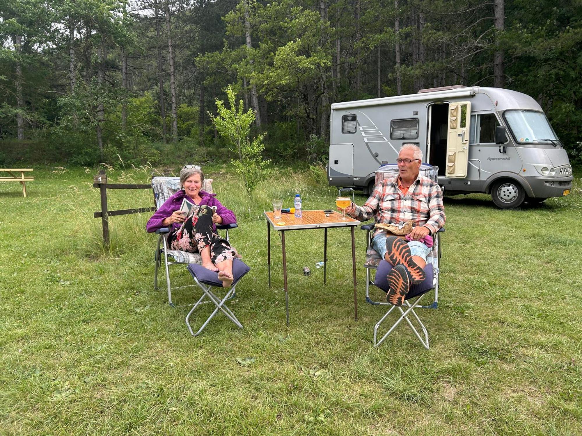 Camping Les Framboiseilles Castellane Esterno foto